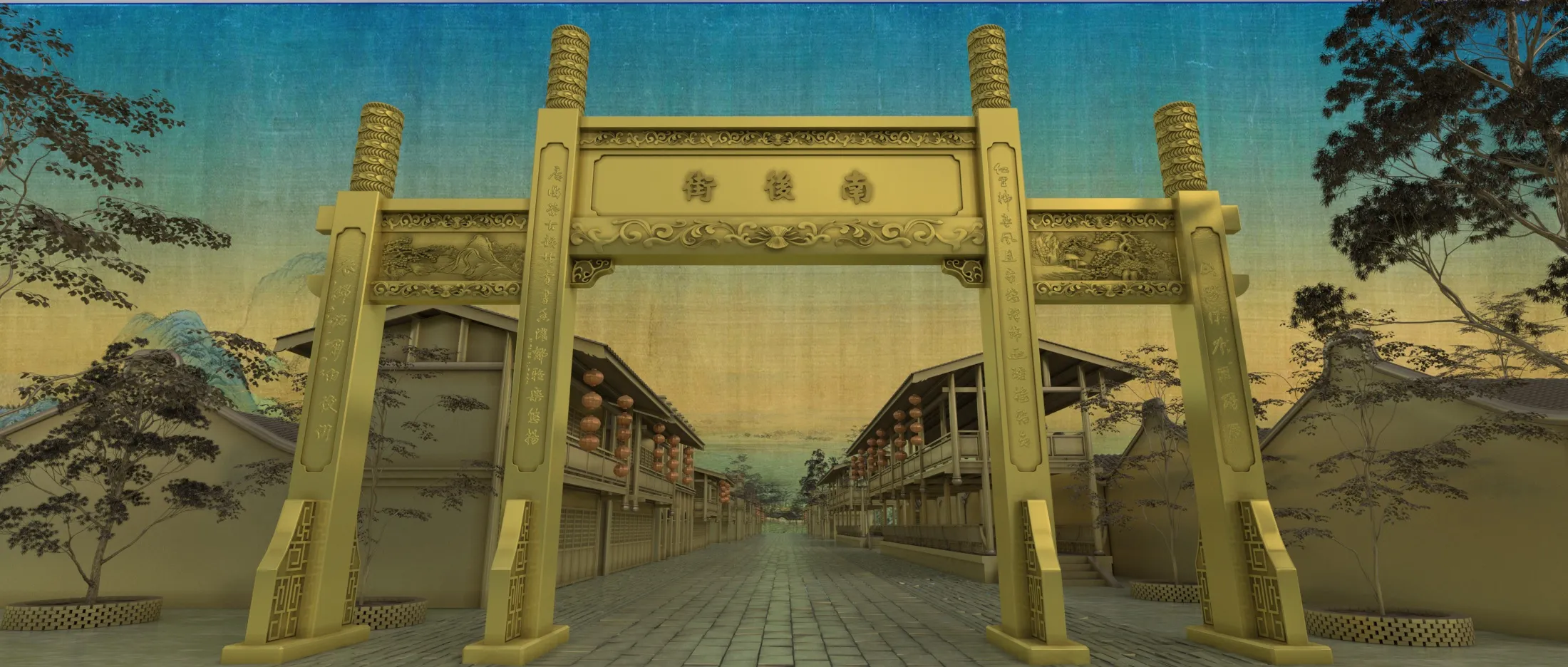 Arco Memorial Modelo 3D .c4d .max .obj .3ds .fbx .stl .blend 