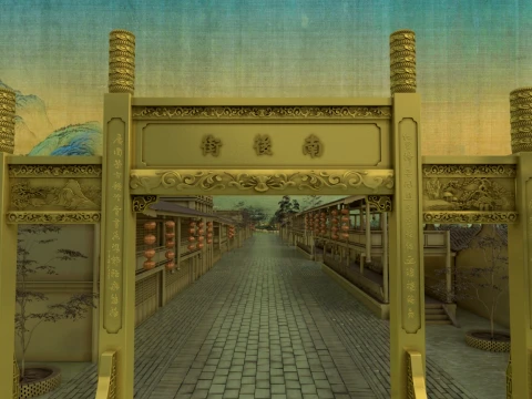 Arco Memorial Modelo 3D