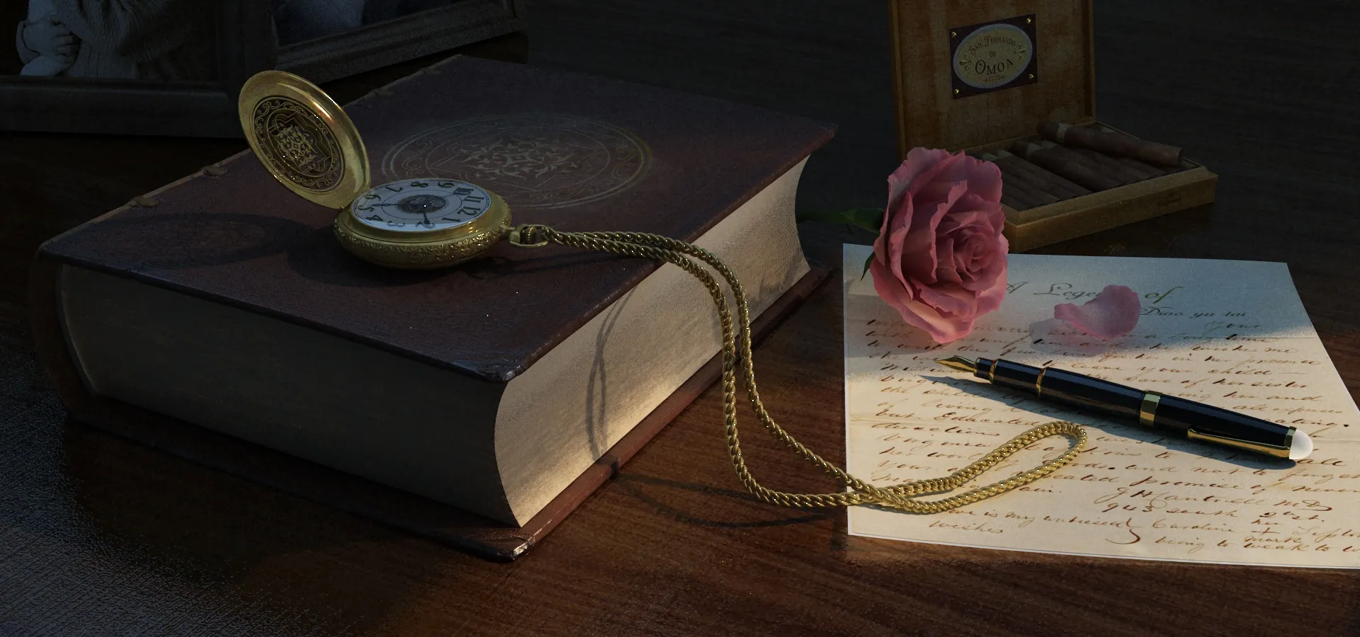 책상 3D 모델 .c4d .max .obj .3ds .fbx .stl .blend 