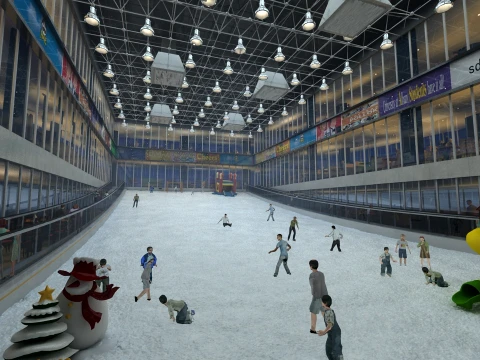Ski Resort 3D Model