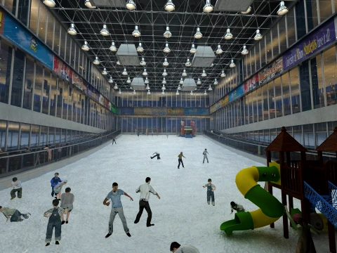 스키장 3D 모델