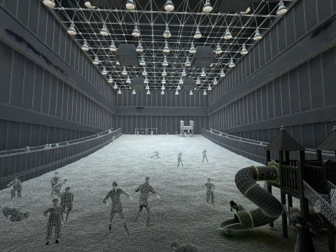 스키장 3D 모델
