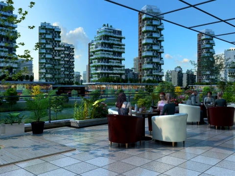 Green city 3D Model