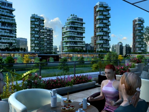 Green city 3D Model