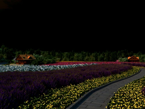 Garden 3D Model