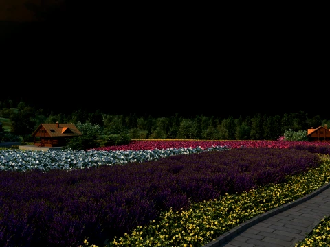 Jardim Modelo 3D