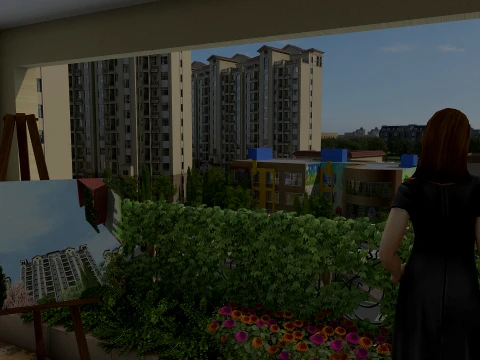 Balcony 3D Model
