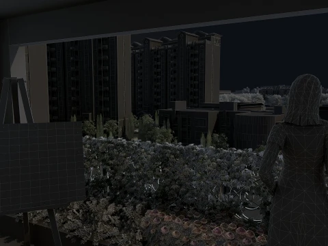 Balcony 3D Model