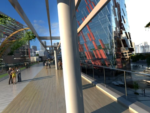 Urban architecture 3D Model