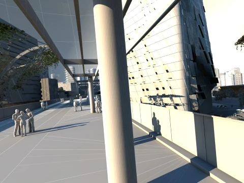 Urban architecture 3D Model