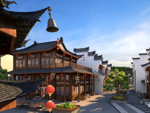 Ancient town 3D Model