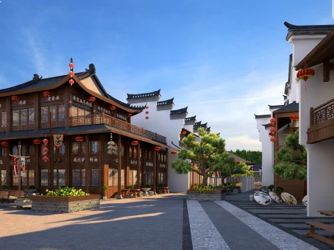 Ancient town 3D Model