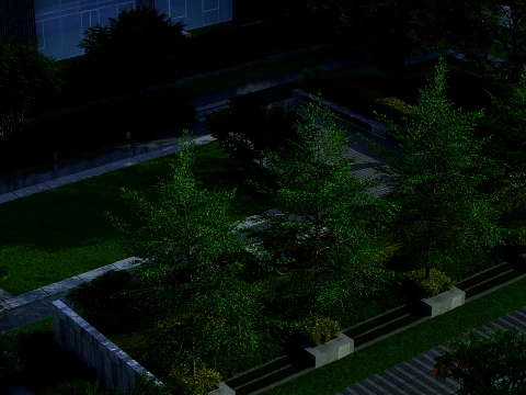 Garden 3D Model