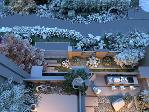 발코니 3D 모델