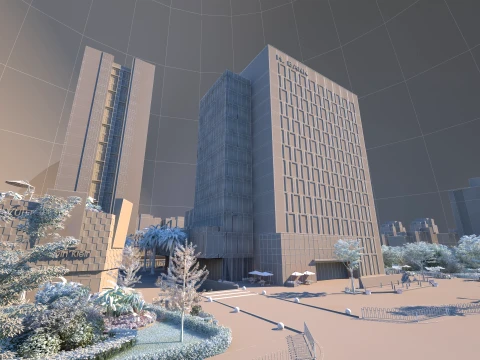 Urban architecture 3D Model