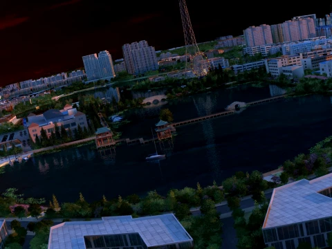 City park 3D Model