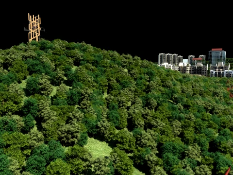 City park 3D Model