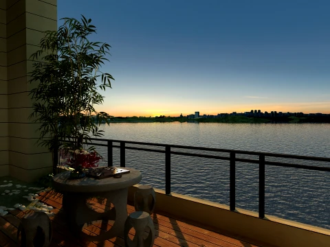 Parque da cidade Modelo 3D