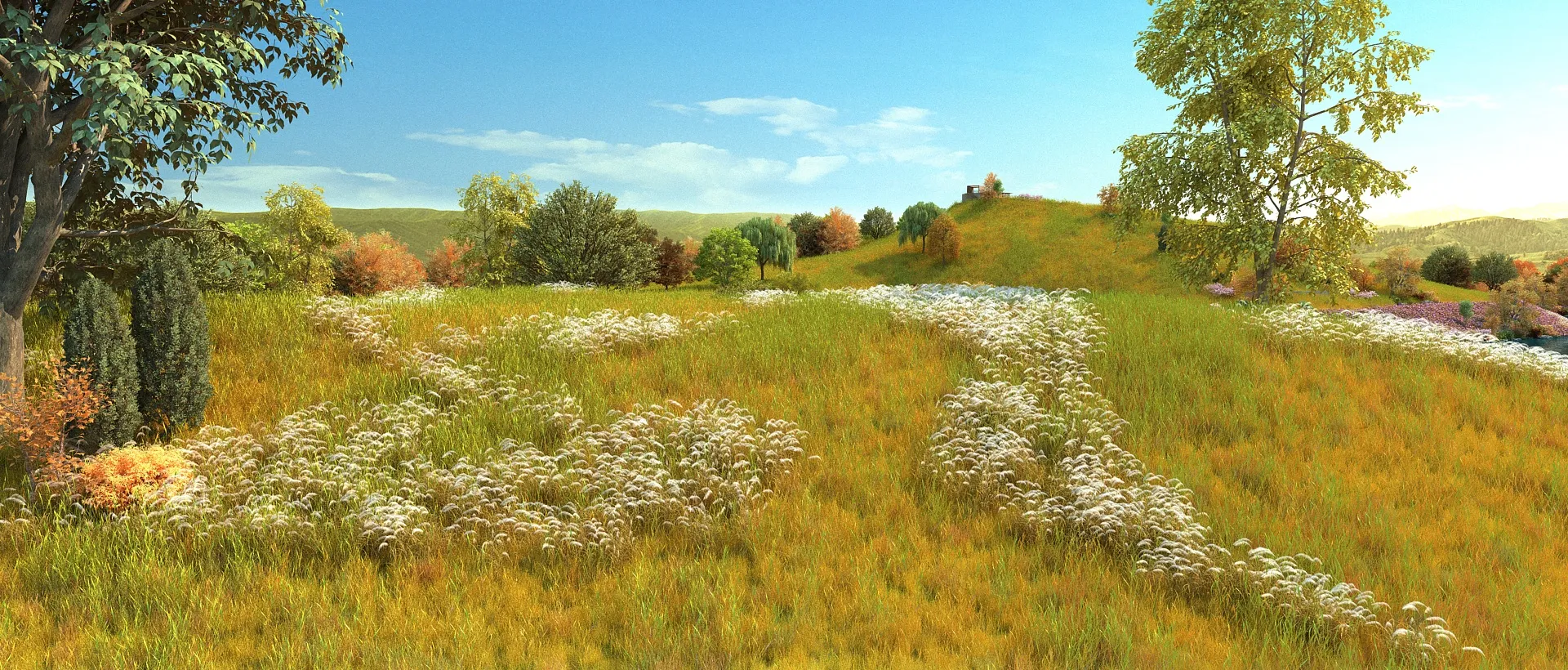 Countryside 3D Model .c4d .max .obj .3ds .fbx .stl .blend 