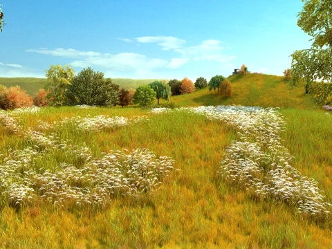 Wieś Model 3D