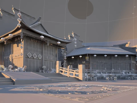 Urban architecture 3D Model