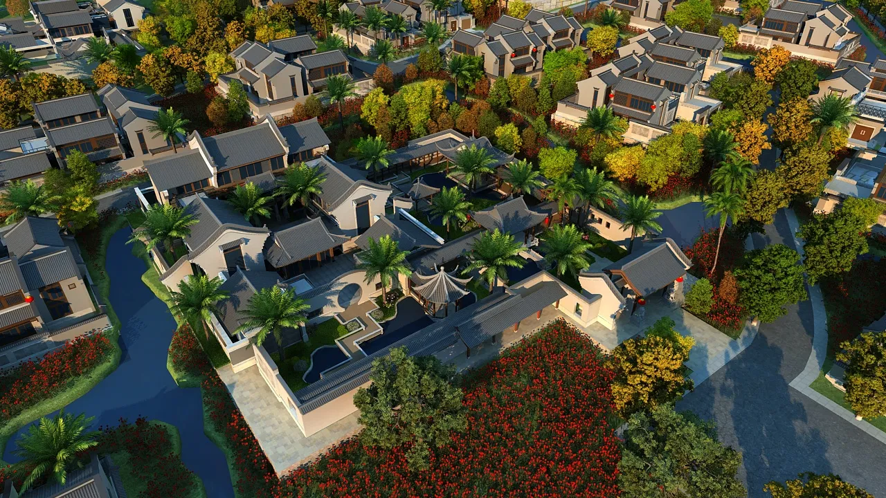 Urban architecture 3D Model .c4d .max .obj .3ds .fbx .stl .blend 