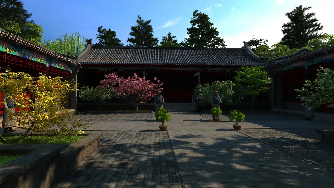 Urban architecture 3D Model .c4d .max .obj .3ds .fbx .stl .blend