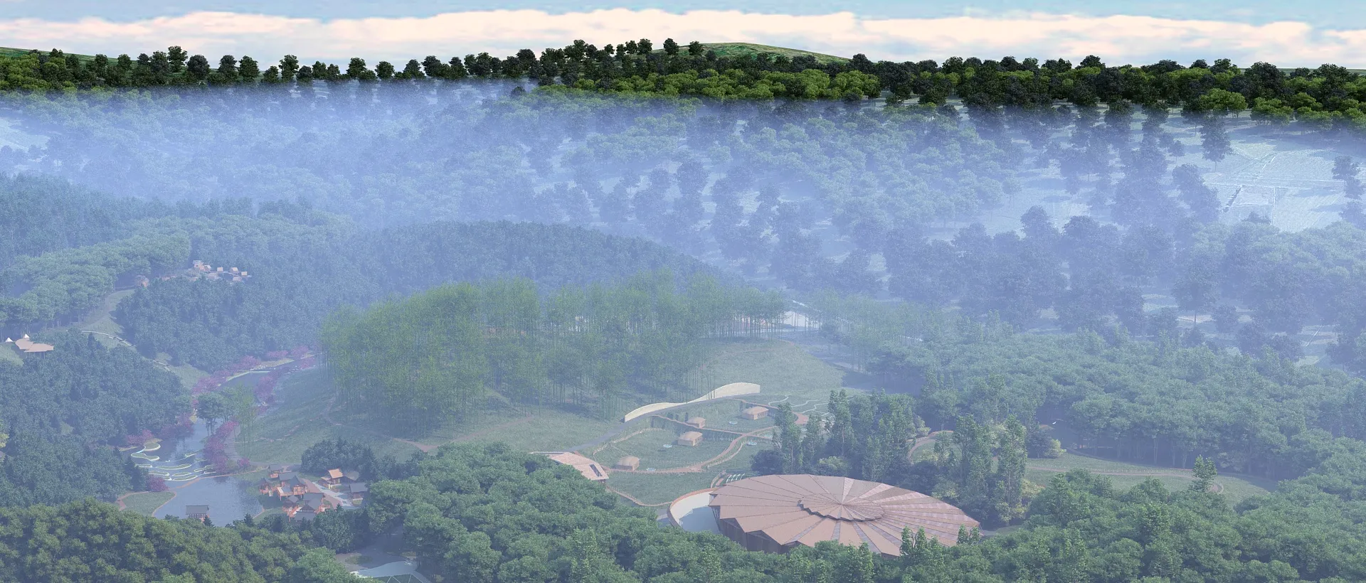 Park 3D Model .c4d .max .obj .3ds .fbx .stl .blend 