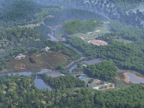 Park 3D Model
