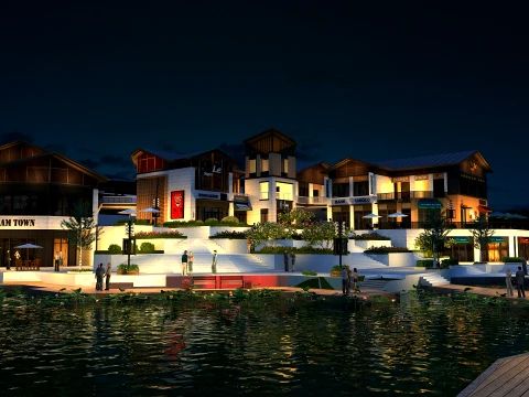 Ancient town 3D Model