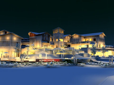 Ancient town 3D Model