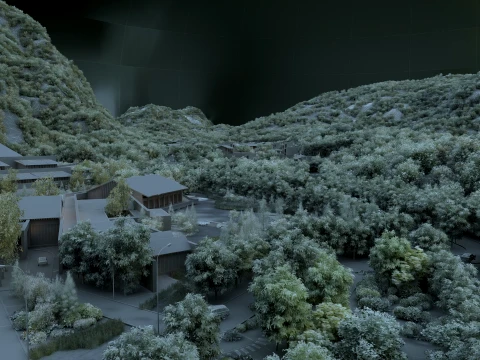 Ancient town 3D Model