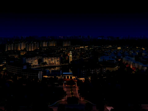 City night 3D Model
