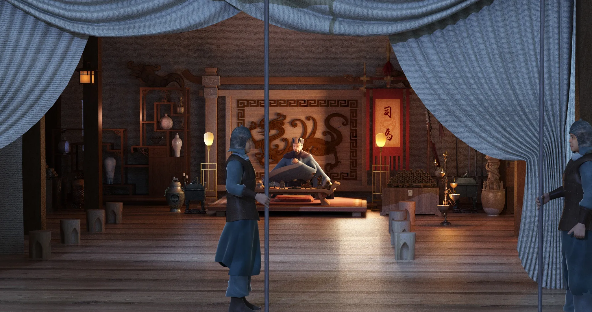 Sima yi 3D Model .c4d .max .obj .3ds .fbx .stl .blend 