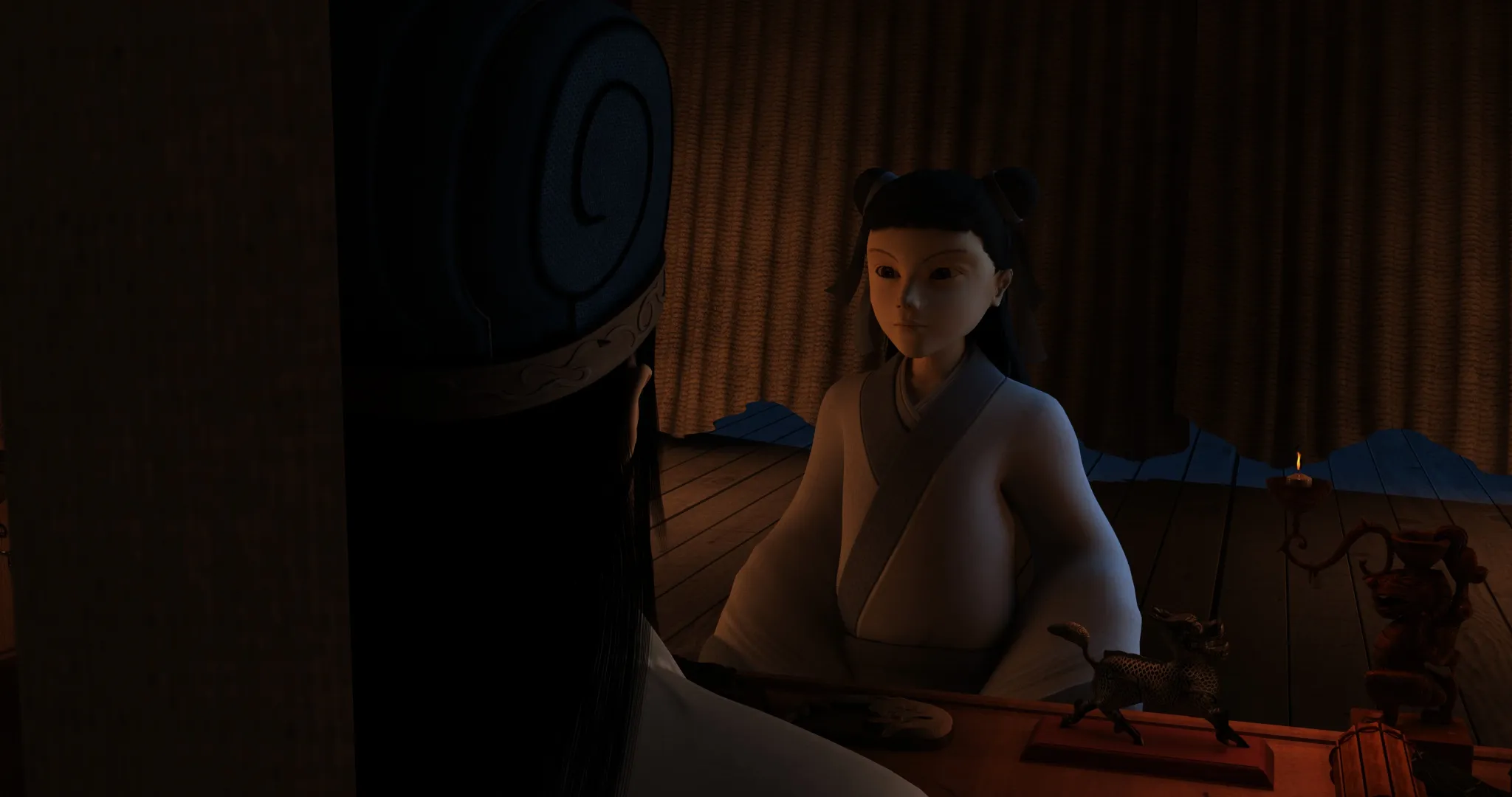 諸葛孔明 3Dモデル .c4d .max .obj .3ds .fbx .stl .blend 
