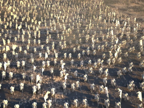Ancient battlefield 3D Model