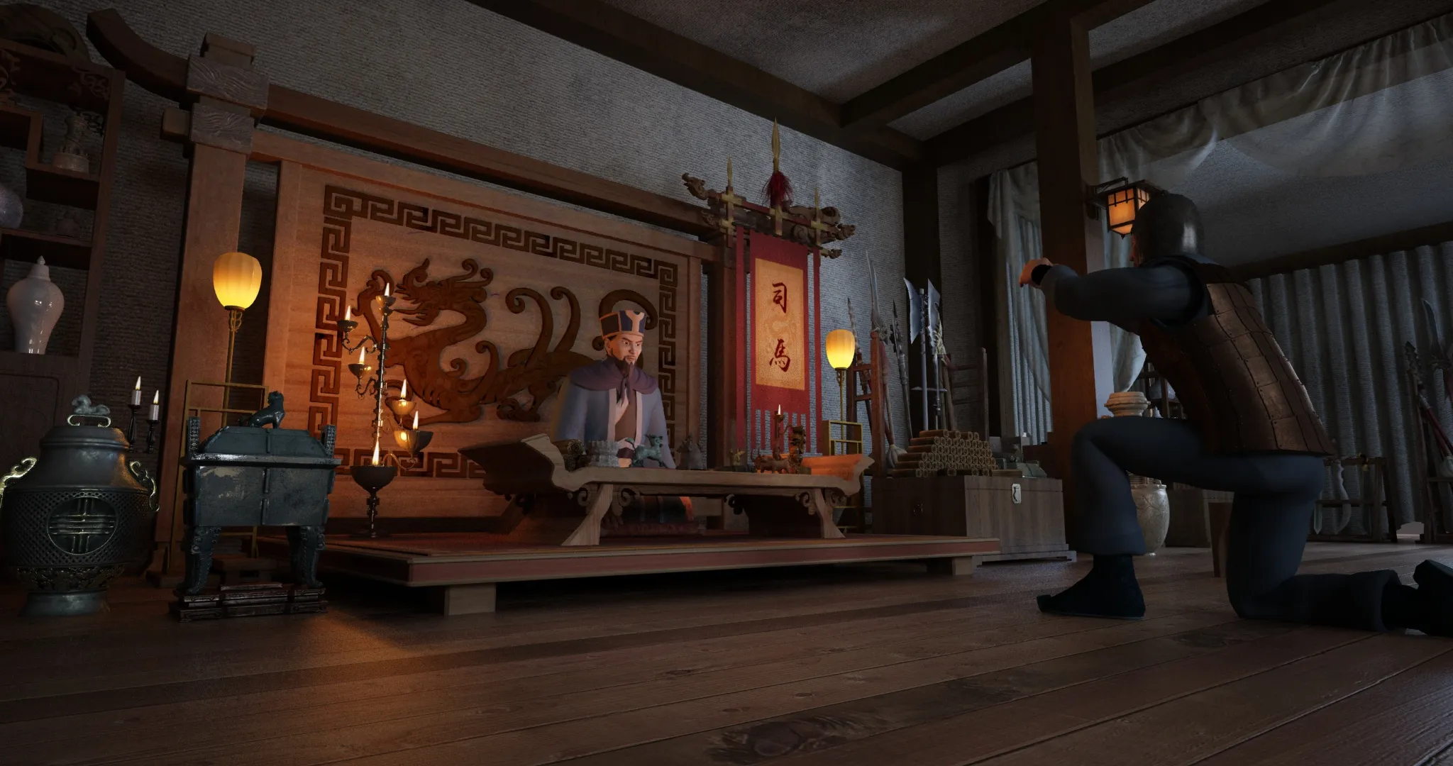 Sima Yi Modelo 3D .c4d .max .obj .3ds .fbx .stl .blend