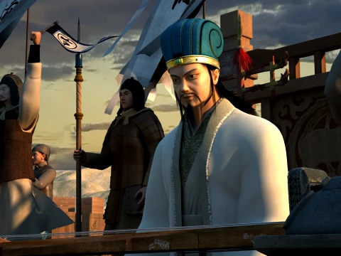 Zhuge Liang 3D Modell