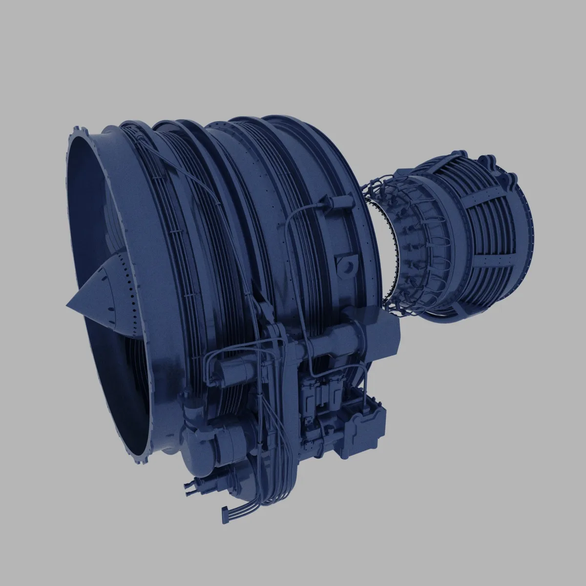 CFM56-7B 3D Model .c4d .max .obj .3ds .fbx .stl .blend 
