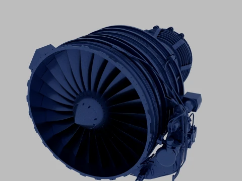 CFM56-7B 3D Model