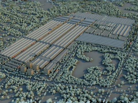 F&aacute;brica Modelo 3D