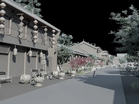 Ancient architecture 3D Model