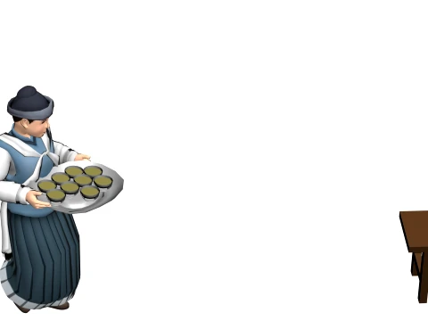 Karikatur 3D Modell