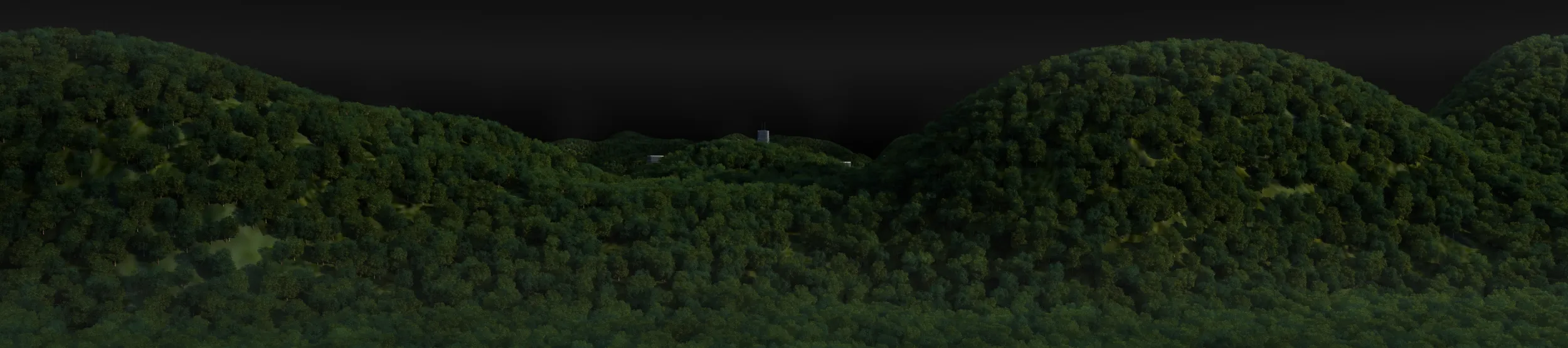Mountain city 3D Model .c4d .max .obj .3ds .fbx .stl .blend 