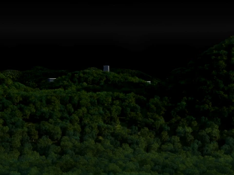 Bergstadt 3D Modell