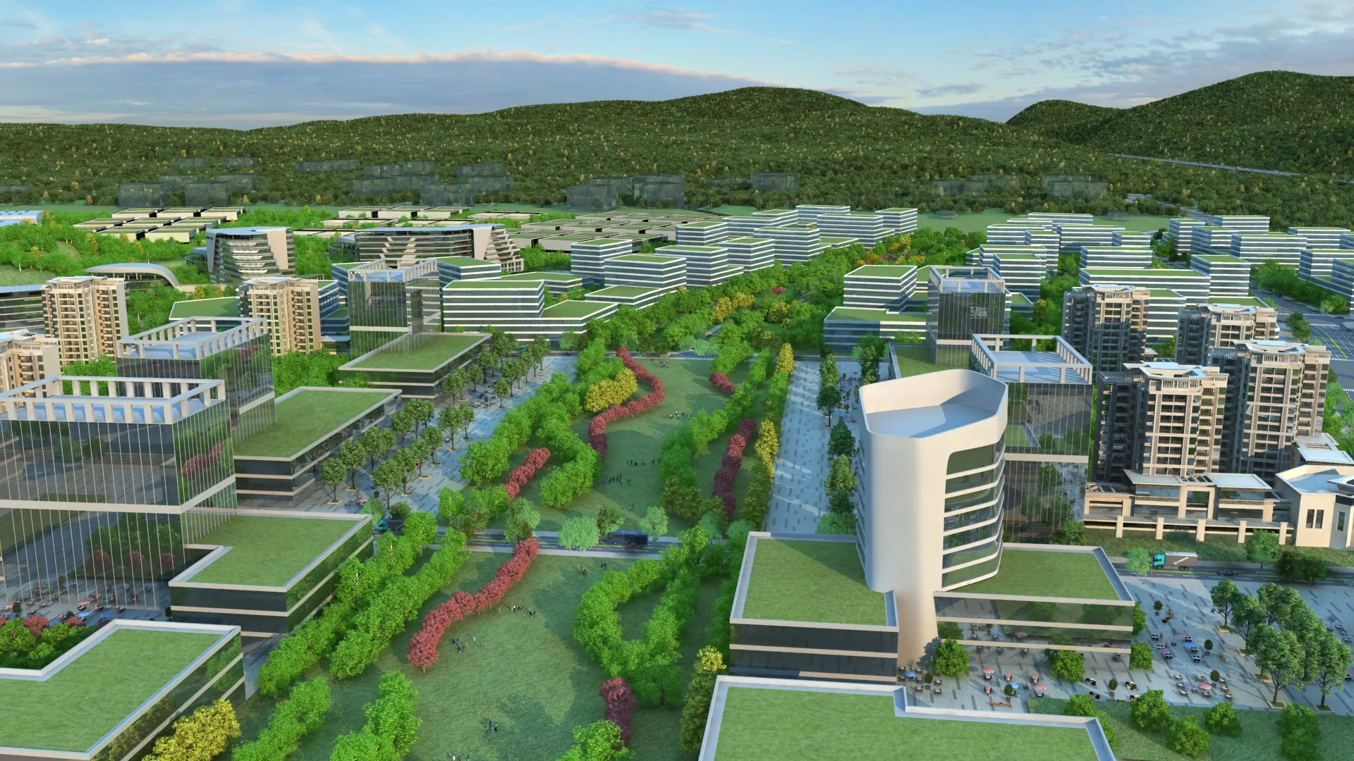 Urban greening 3D Model .c4d .max .obj .3ds .fbx .stl .blend 