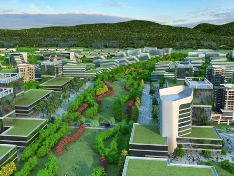 Urban greening 3D Model