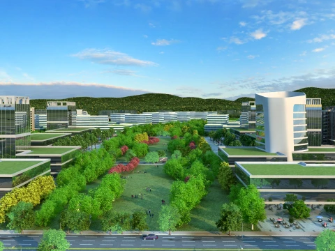 Urban greening 3D Model