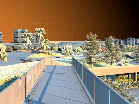 City park 3D Model