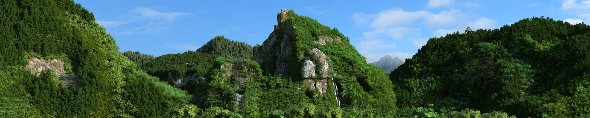 Mountain 3D Model .c4d .max .obj .3ds .fbx .stl .blend 